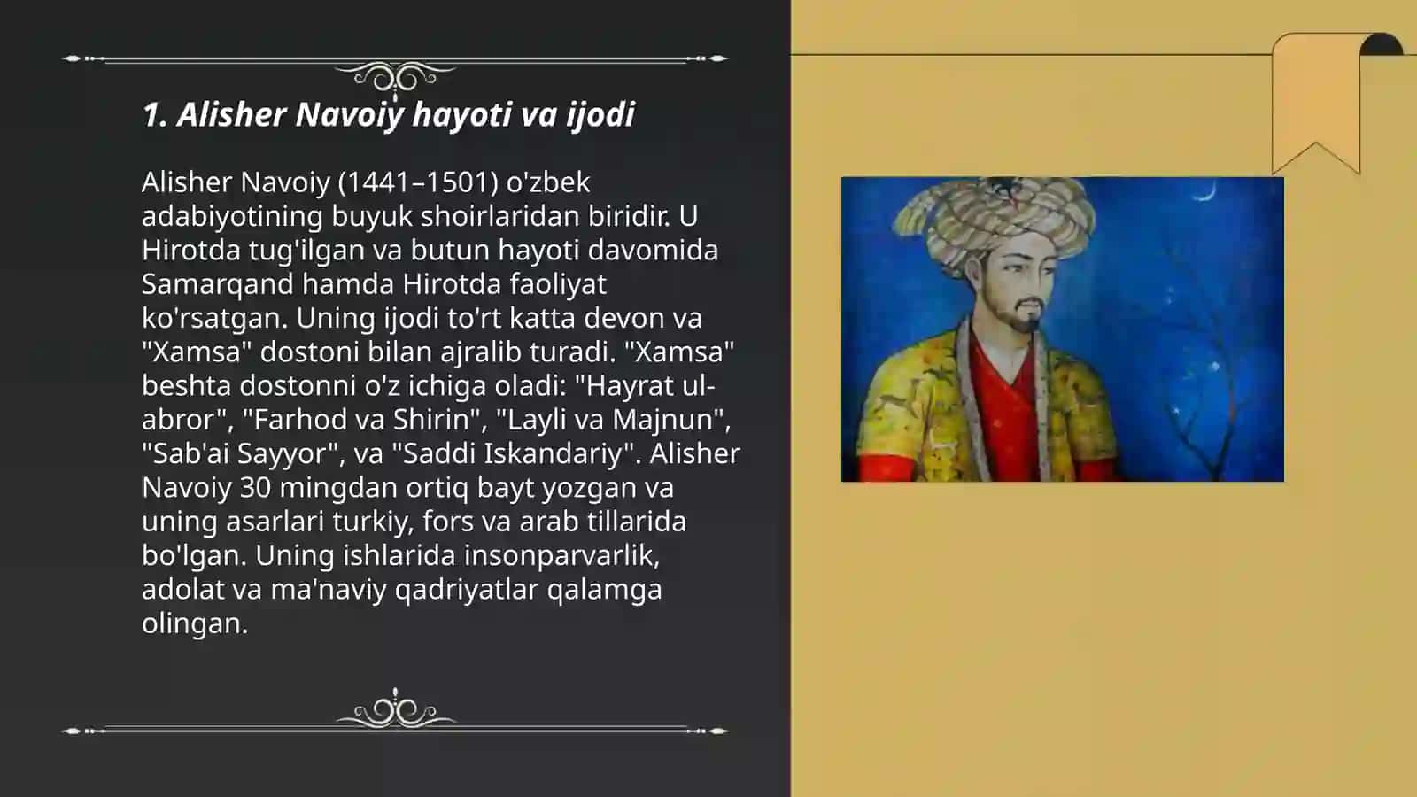 Alisher Navoiy Xamsa asari 3