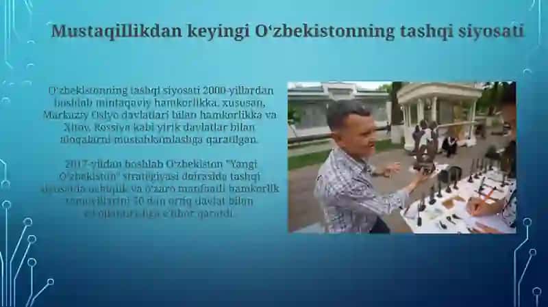 Oʻzbekiston va jahon hamjamiyati 3
