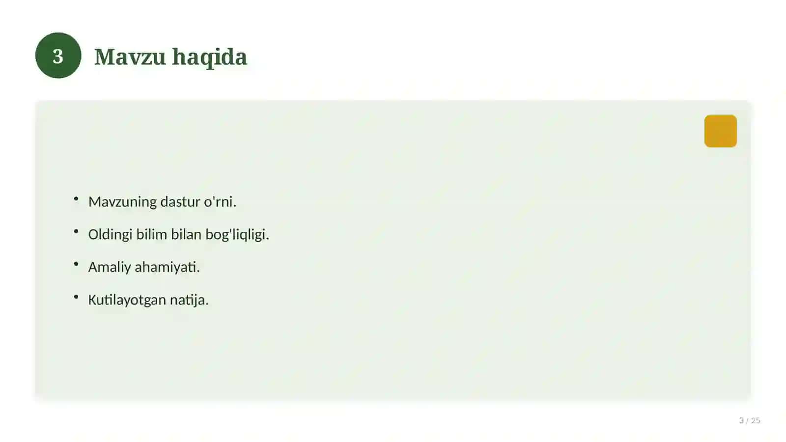 Informatika fanidan 7-sinf uchun ochiq dars ishlanmasi 3