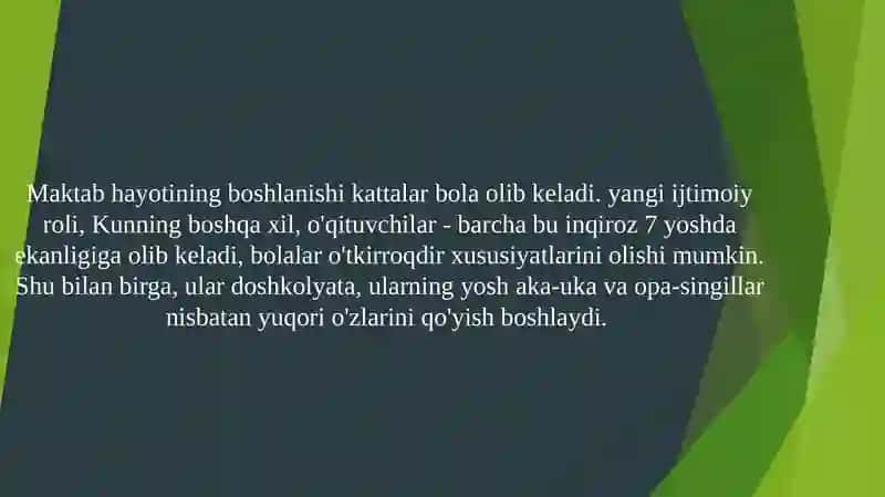 Bolalarda 7 yil inqirozi 3