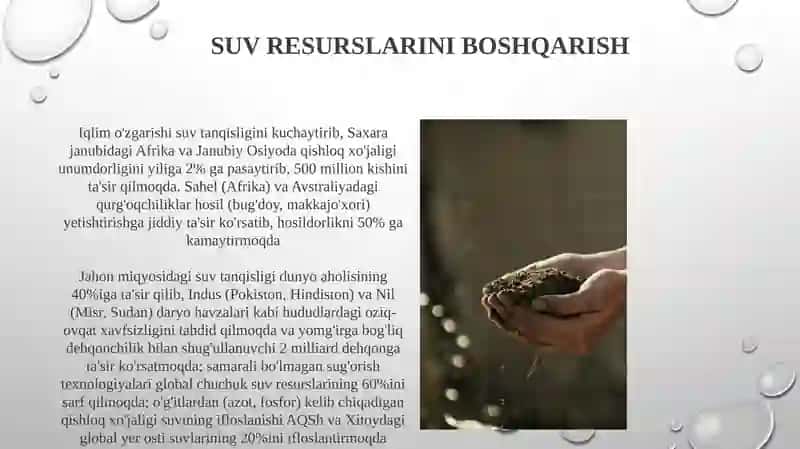 Jahon qishloq xo'jaligi 3