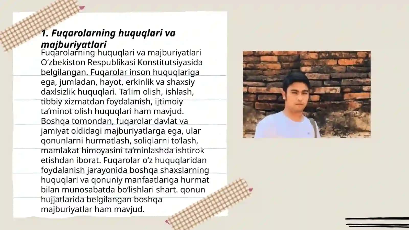 Fuqarolarning huquqlari va majburiyatlari 3
