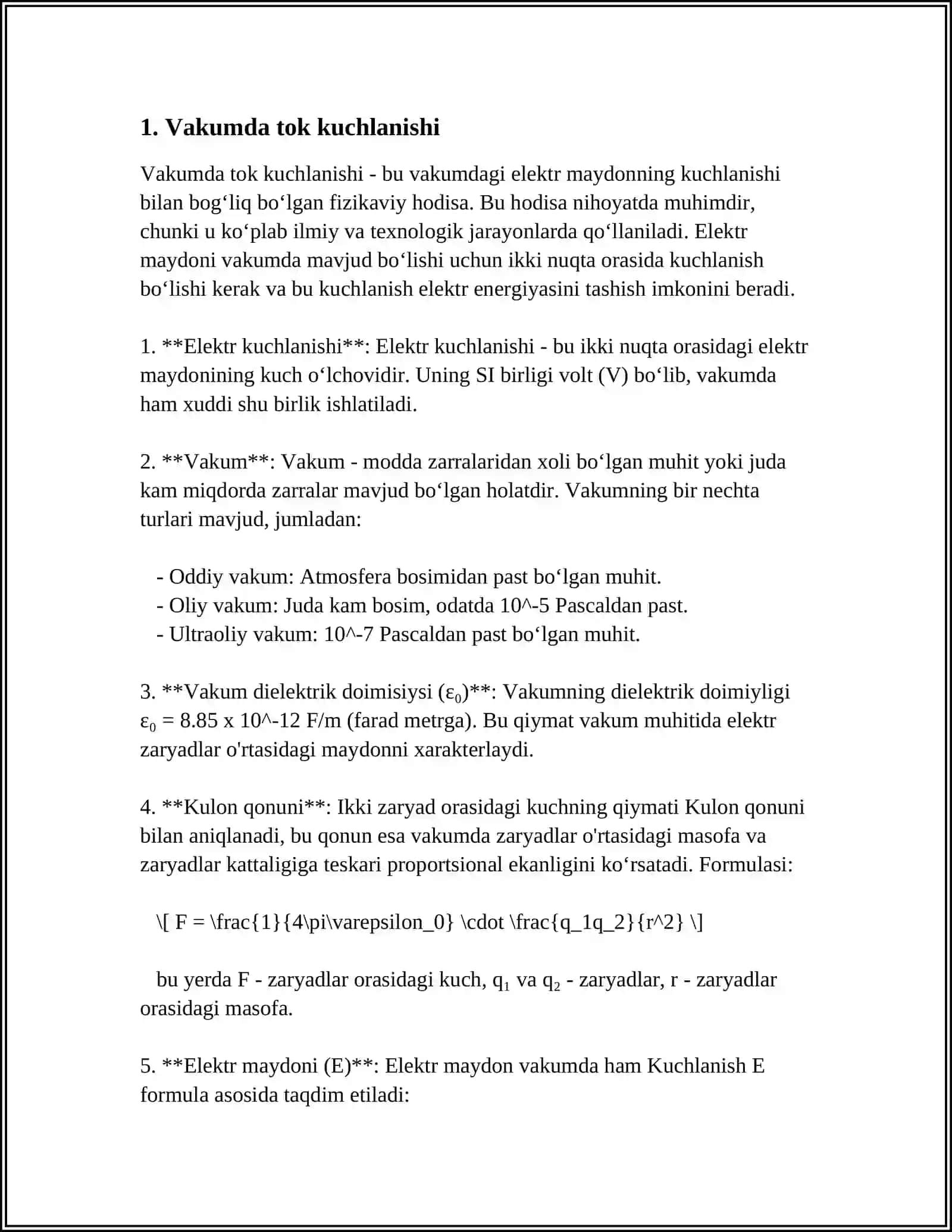 VAKUUMDA ELEKTR TOKI KRASEN 3