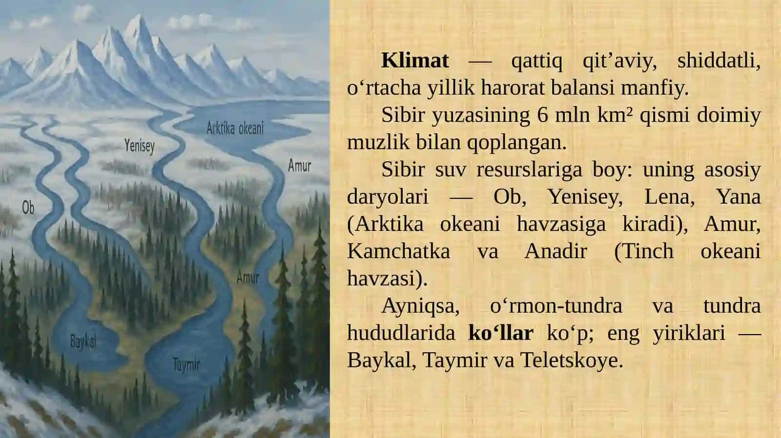 SHIMOLIY OSIYO (SIBIR) XALQLARI 3