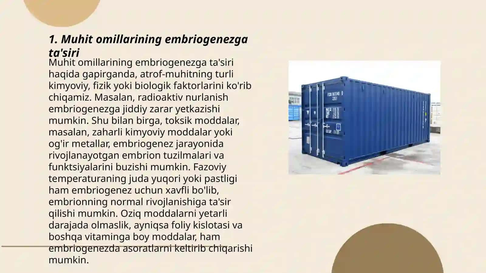 Muhit omillarining embriogenezga taʼsiri 3
