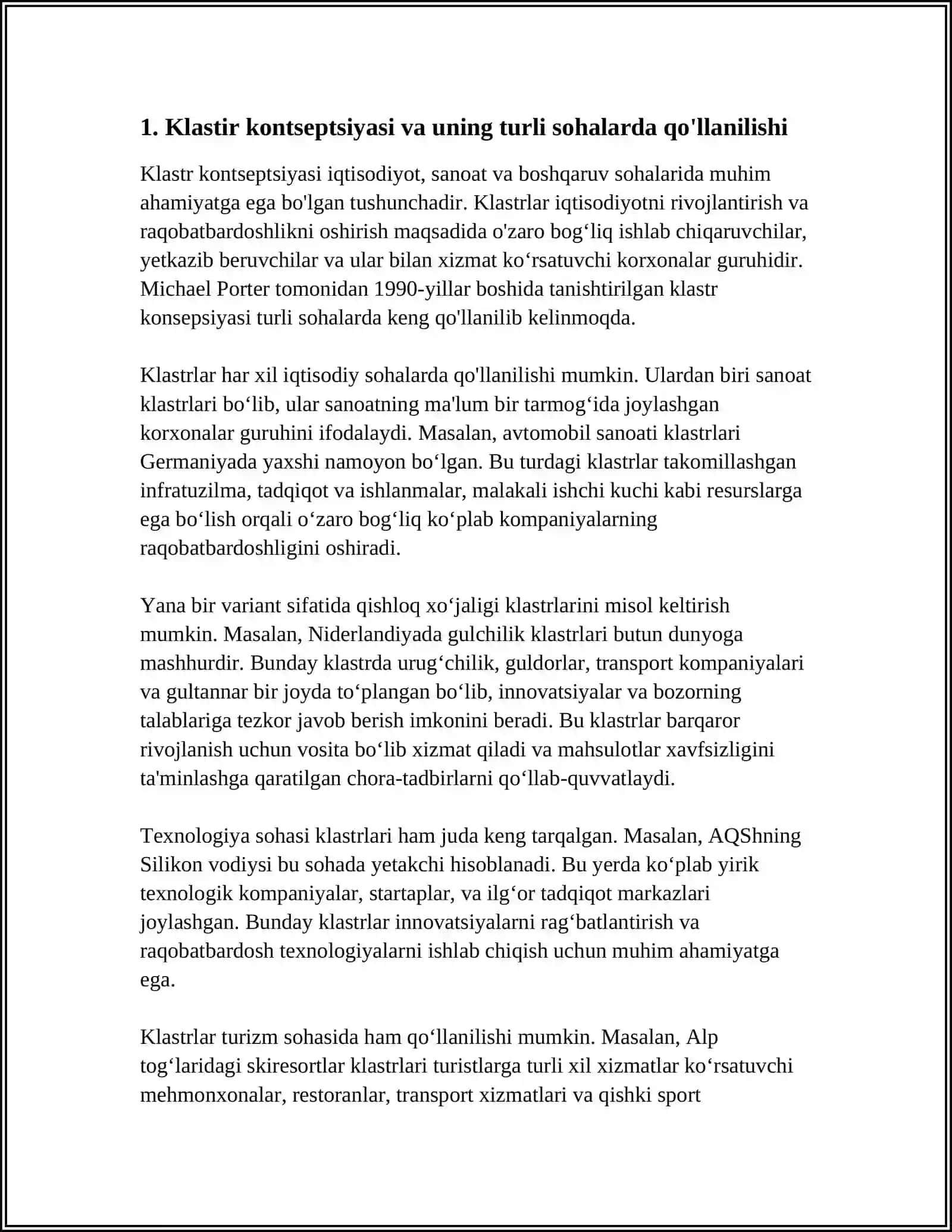 Klastir tayorlash 3