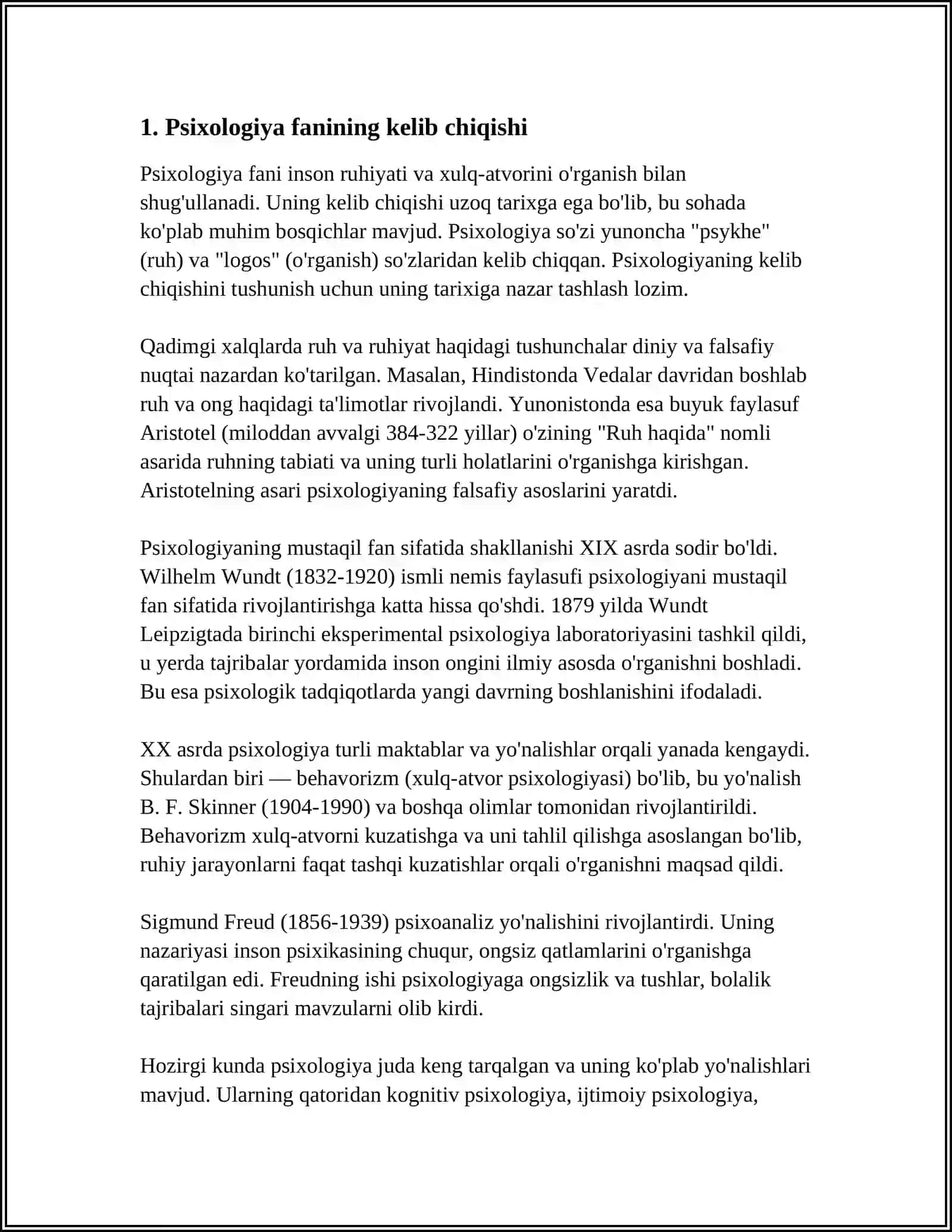 PSIXOLOGIYA FANI EVOLUTSIYASI 3