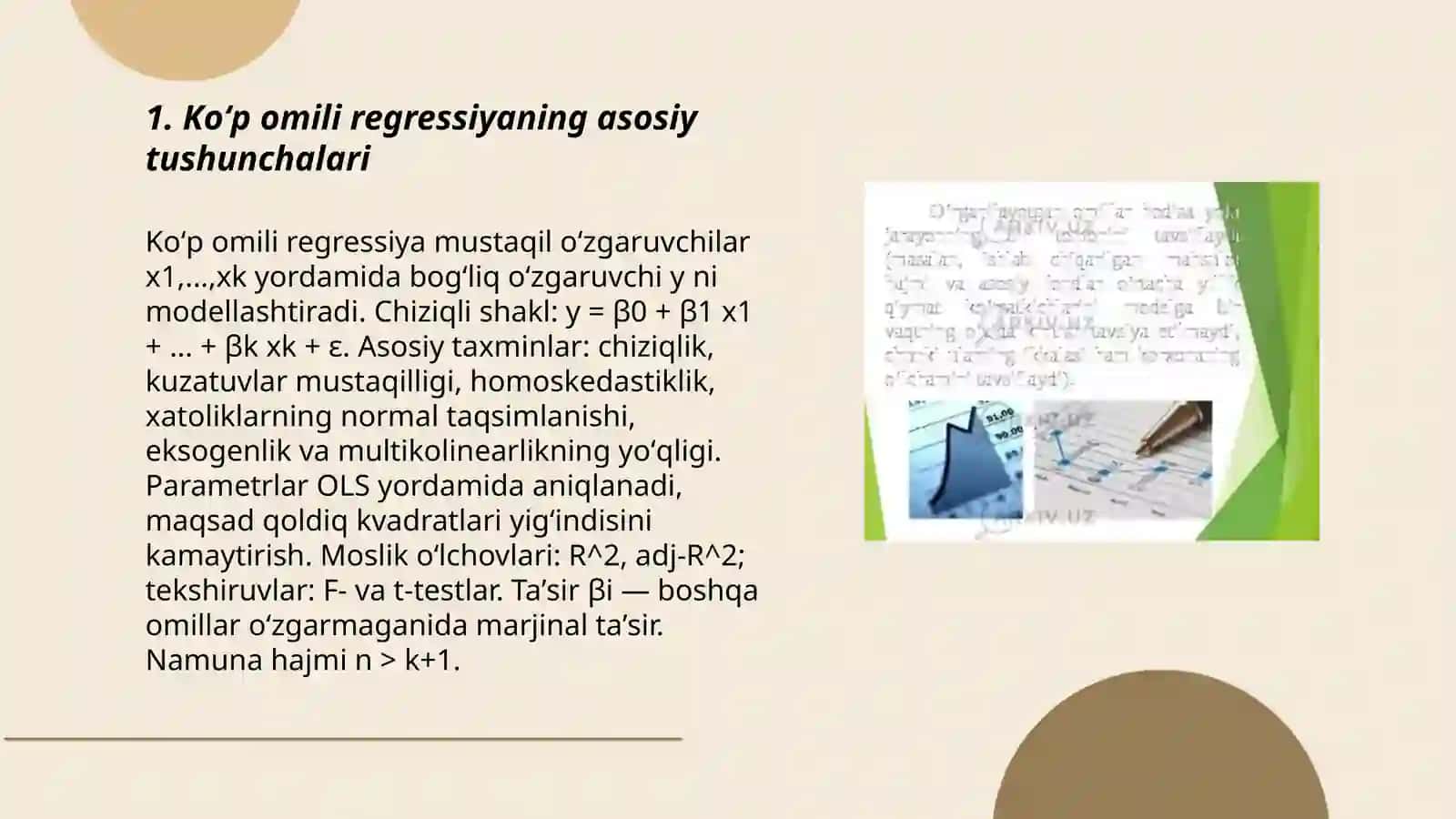 Koʻp omili regressiya 3