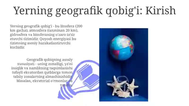 Yerning geografik qobig'i 3
