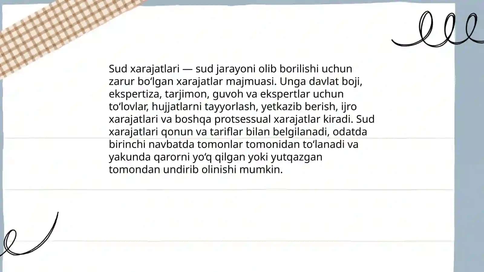 Sud xarajatlari 3