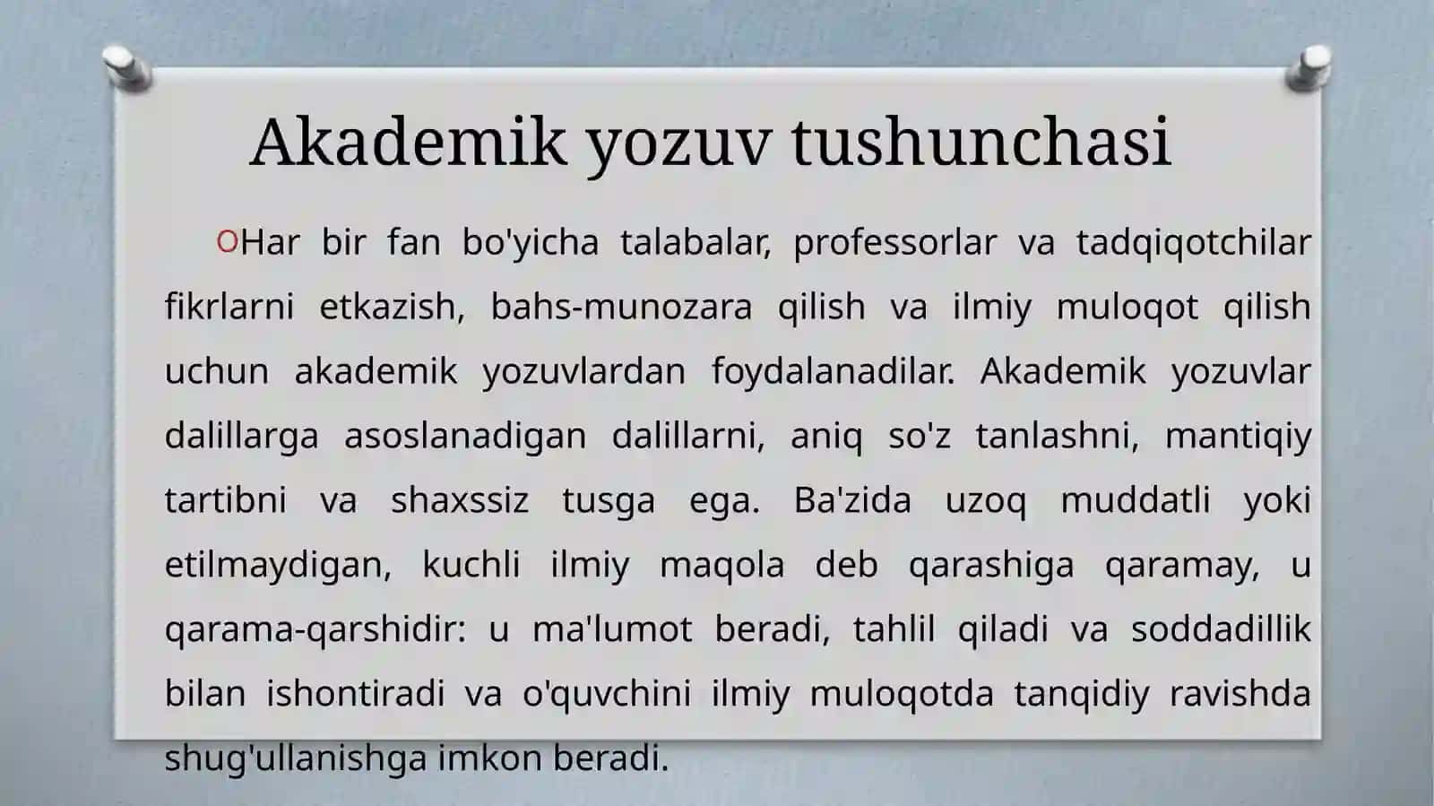Akademik yozish 3