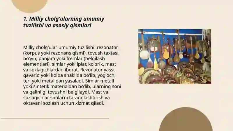 Milliy cholgʻular tuzillishi 3
