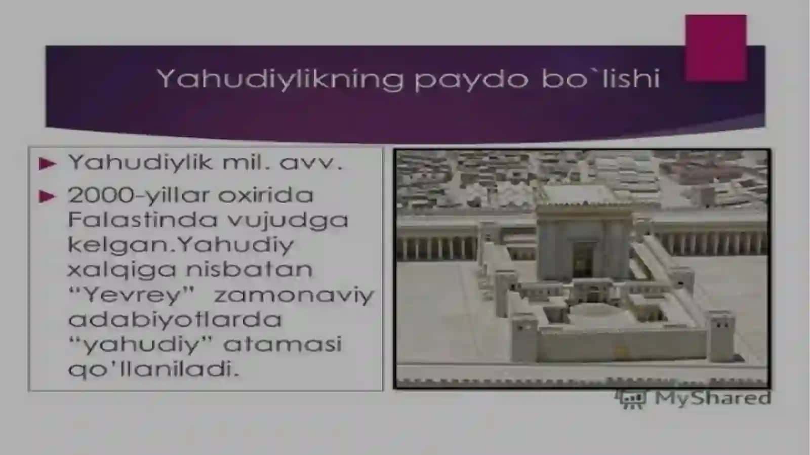 YAXUDIYLIK TA'LIMOTI 3