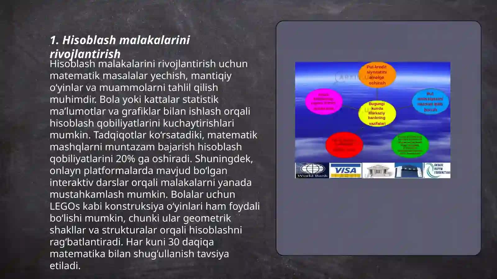 Hisoblash va hisoblash faoliyatini shakllantirish 3