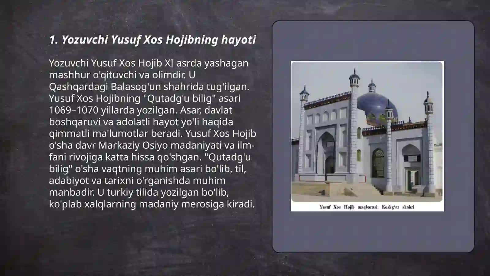 Yusuf Xos Hojib Qutadg'u Bilig 3