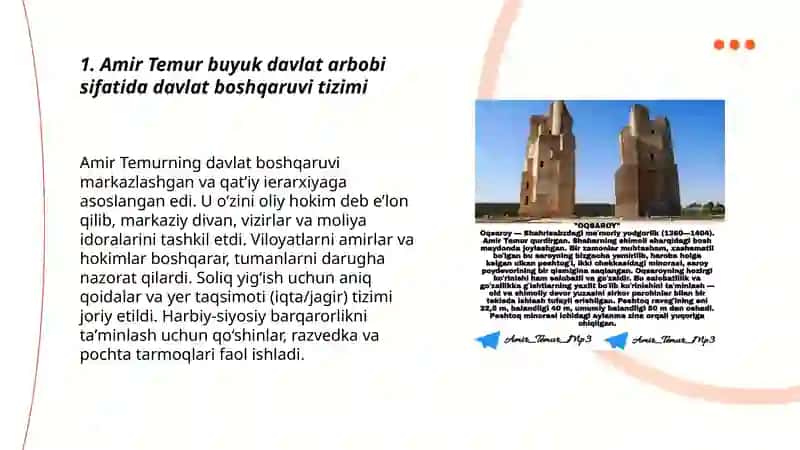 Amir Temur buyuk davlat arbobi 3
