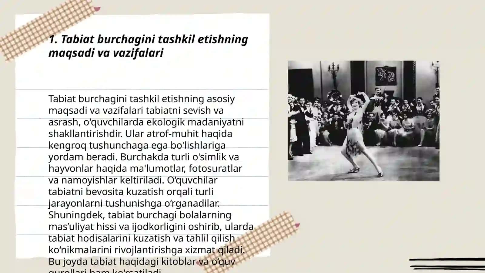 Tabiat burchagini tashkil etish texnologiyasi 3