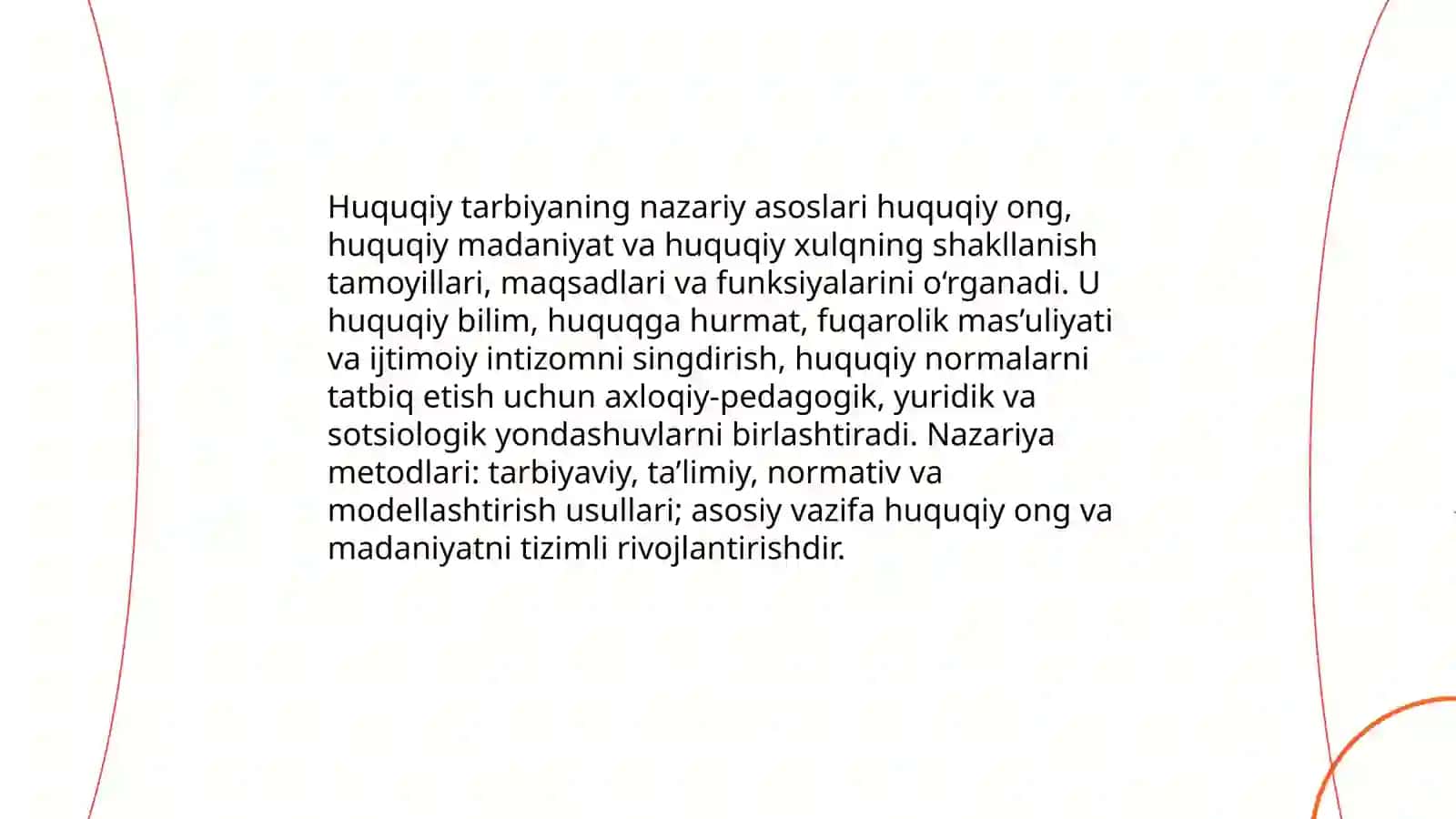 HUQUQIY TARBIYA 3