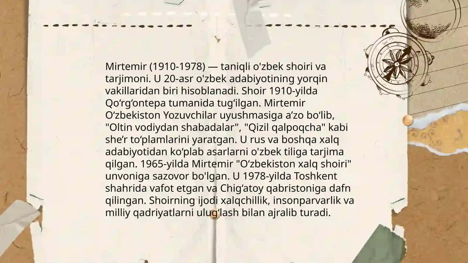 Mirtemir "Sur'at" dostoni tahlili 3
