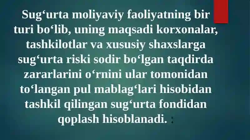 Sug’urta bozorini statistik o’rganish 3