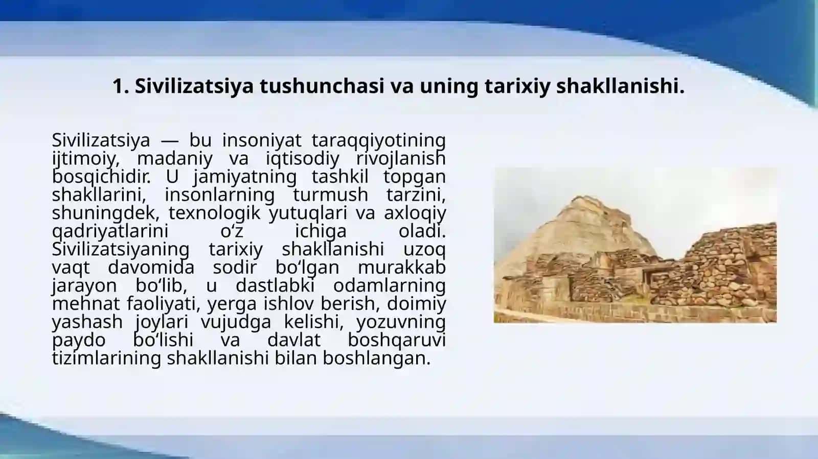 Tarix sivilizatsiyasi va madaniyat falsafasi 3