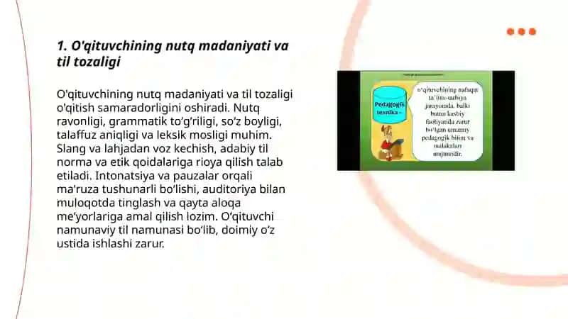 O'qituvchining nutq faoliyati va muloqot mahorati 3
