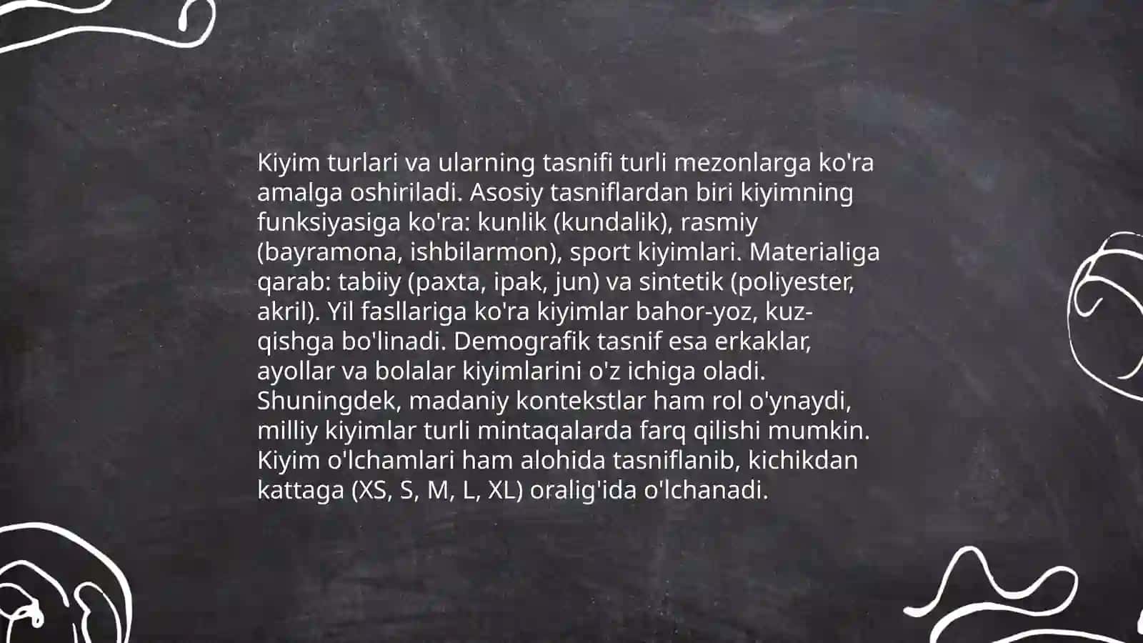 Kiyimni tipaviy loyihalash 3