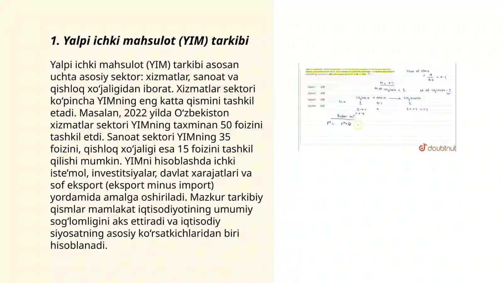 Yalpi ichki mahsulot (YIM) tarkibi 3