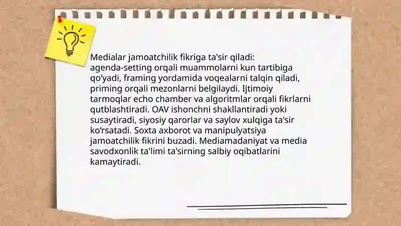 Medialarning ijtimoiy mazmuni 3