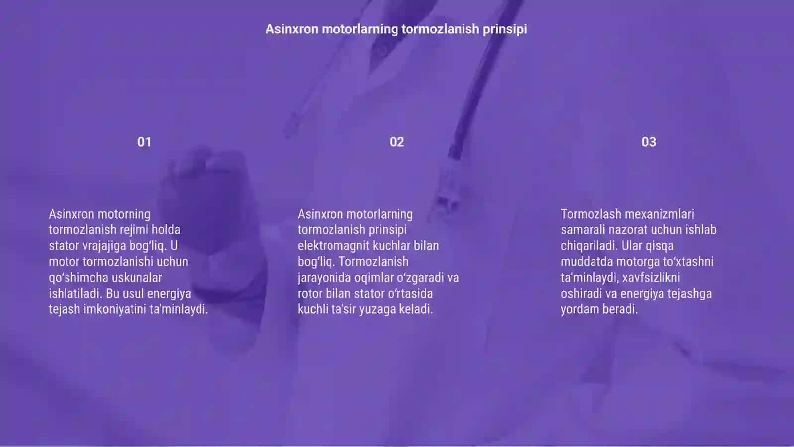 Asinxron motorning tormozlanish rejimi 3