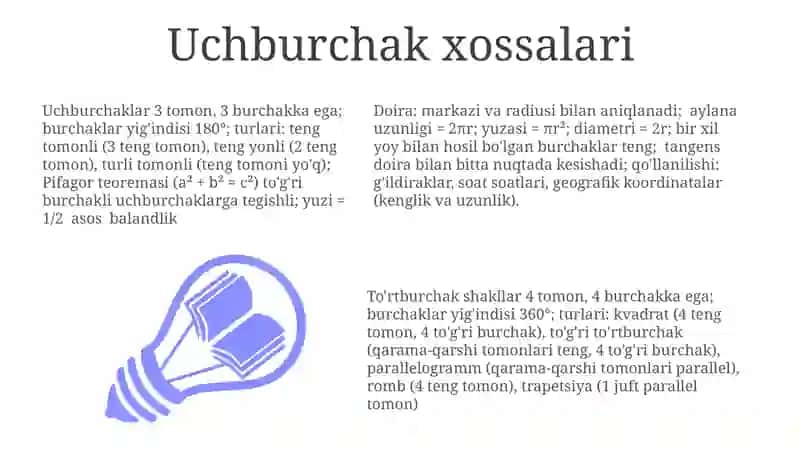 Doiralar: Xossalari va Aylanasi 3