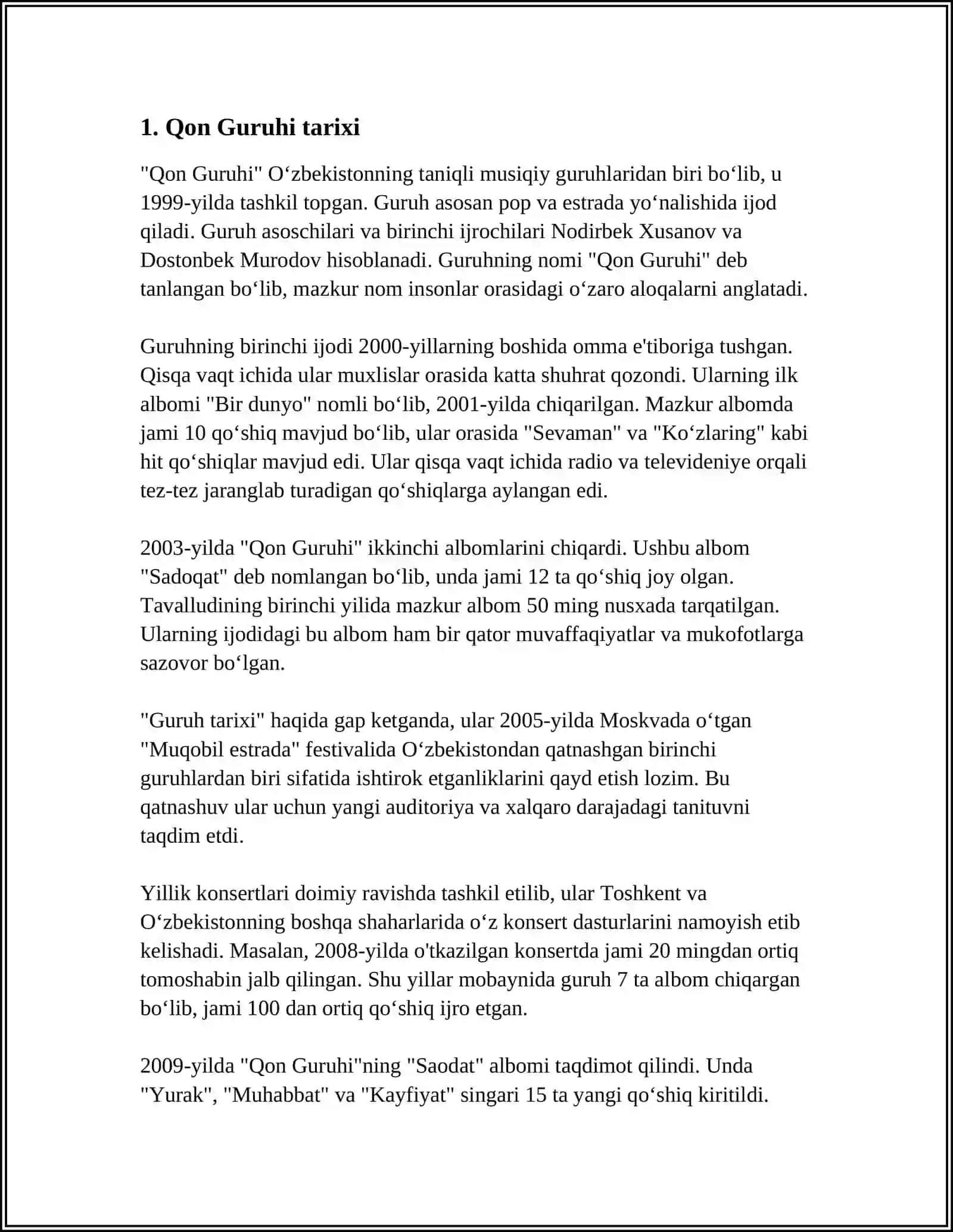Qon Guruhi 3