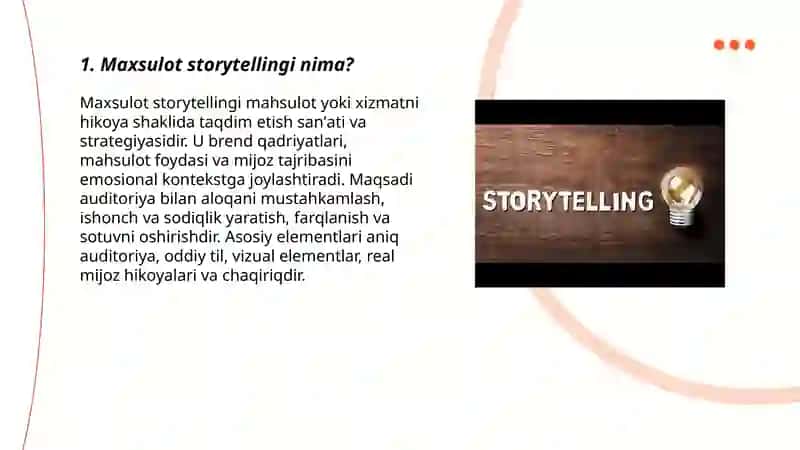 Maxsulot storytellingi 3