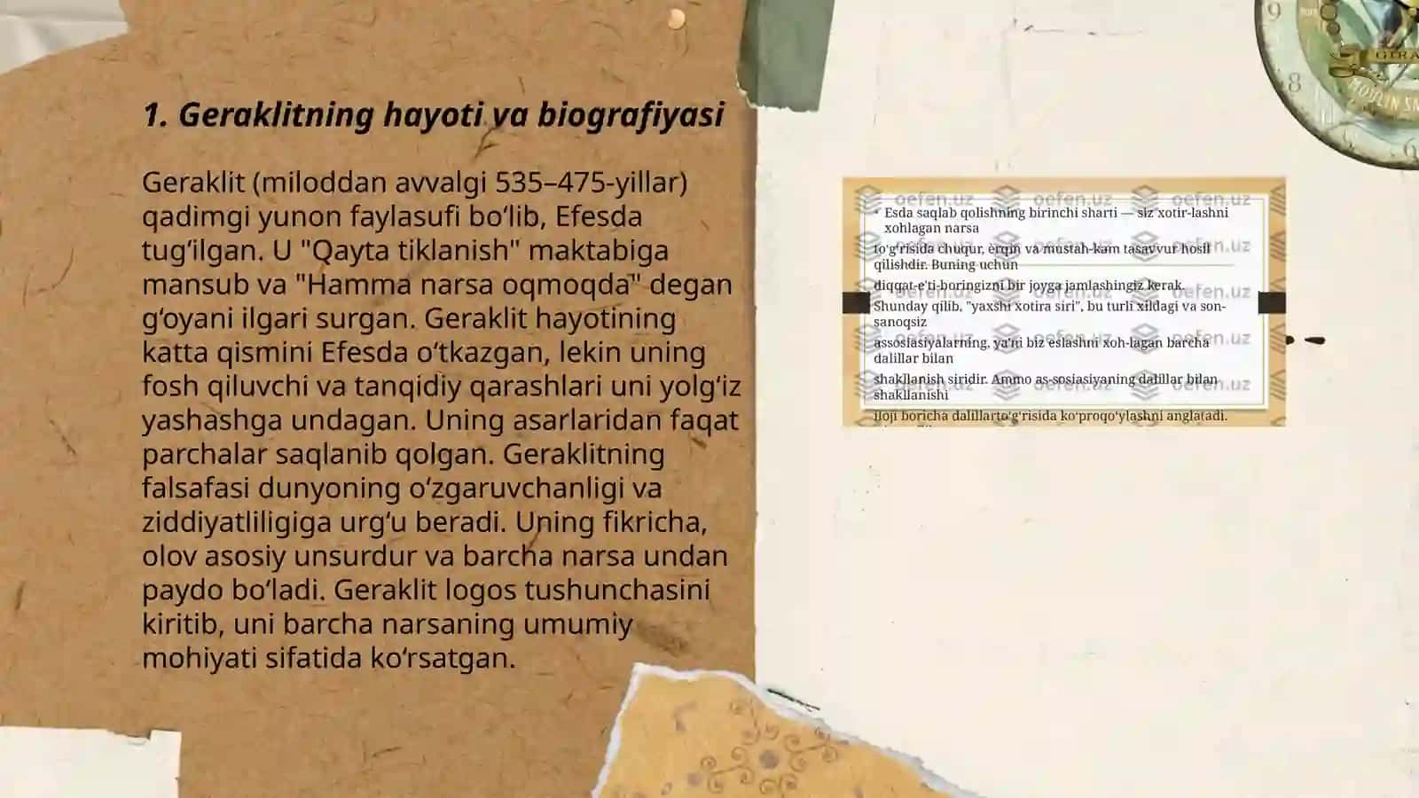 Geraklit va uning falsafiy qarashlari 3