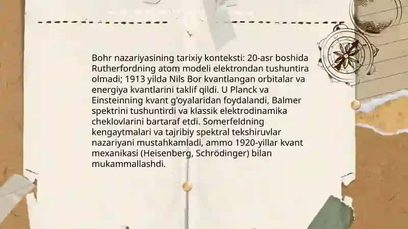 Bor nazariyasi 3
