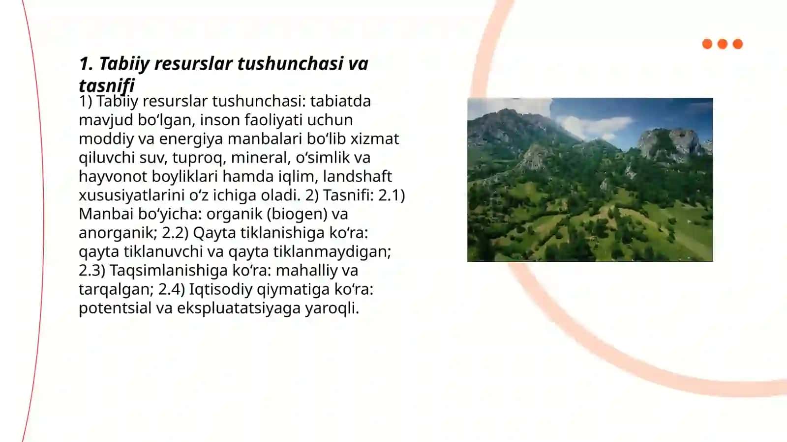 Tabiiy resurslar geografiyasi 3