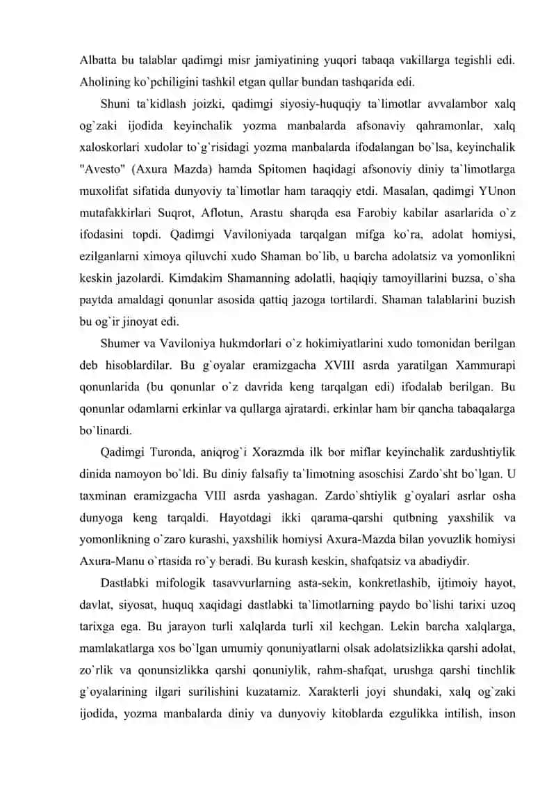 Qadimgi sharqda siyosiy va huquqiy ta`limotlar 3