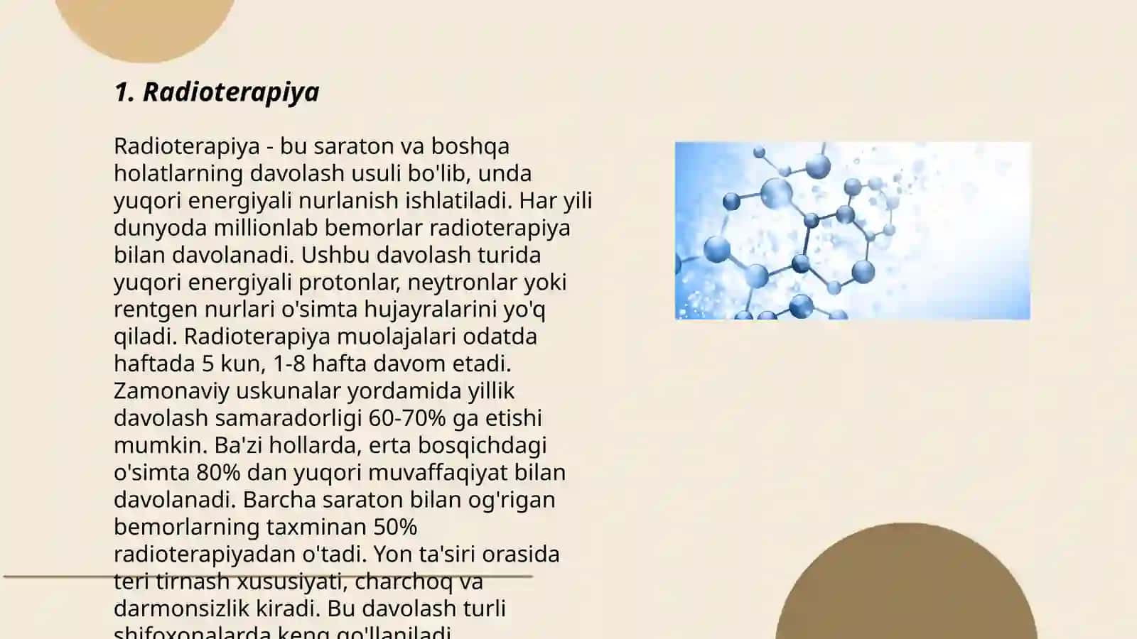 Yadro kimyosining tibbiyotdagi o'rni 3