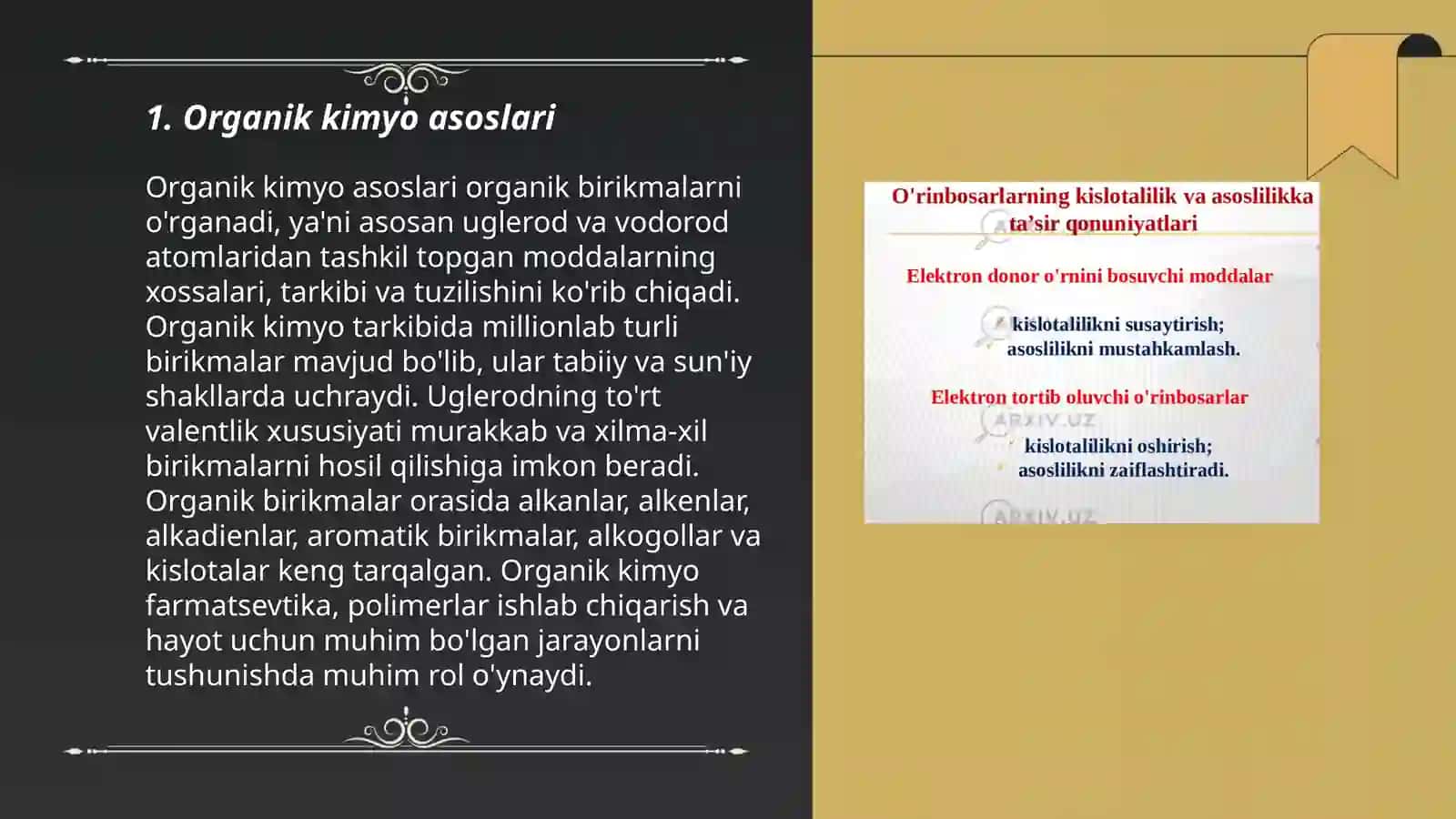 Tabily organik xom ashyo-organik moddalar manbai 3