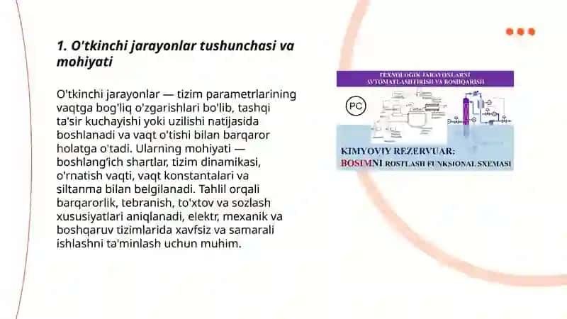O'tkinchi jarayonlar haqida umumiy tushuncha 3