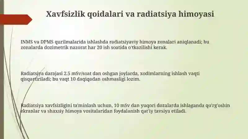 Dozimetrik va radiometrik nazorat asoslari 3