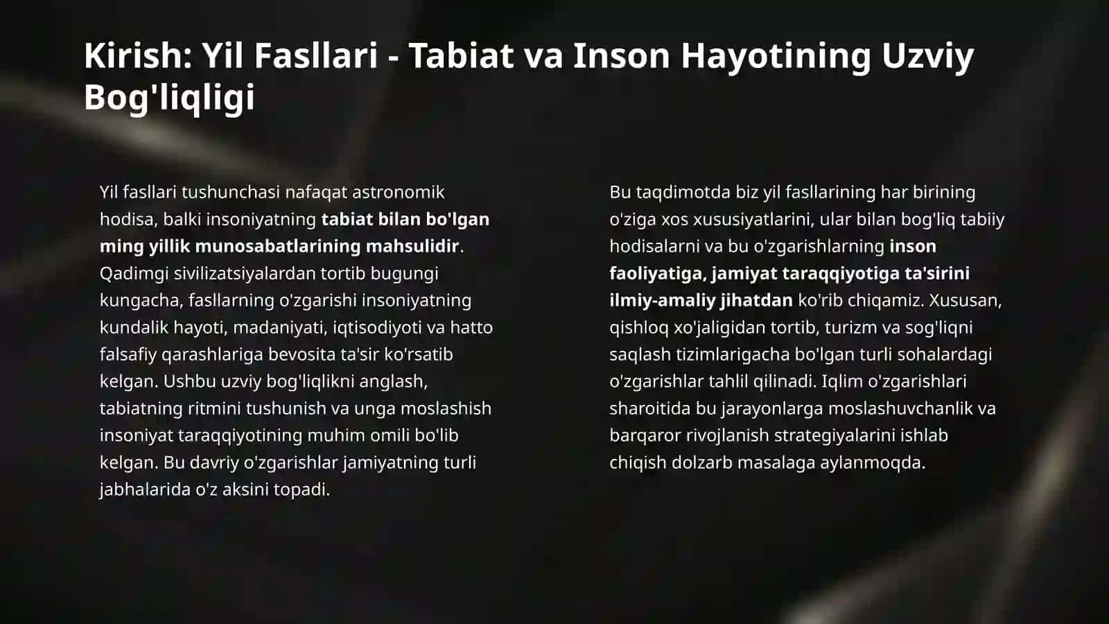Yil fasllar va xodisalari 3