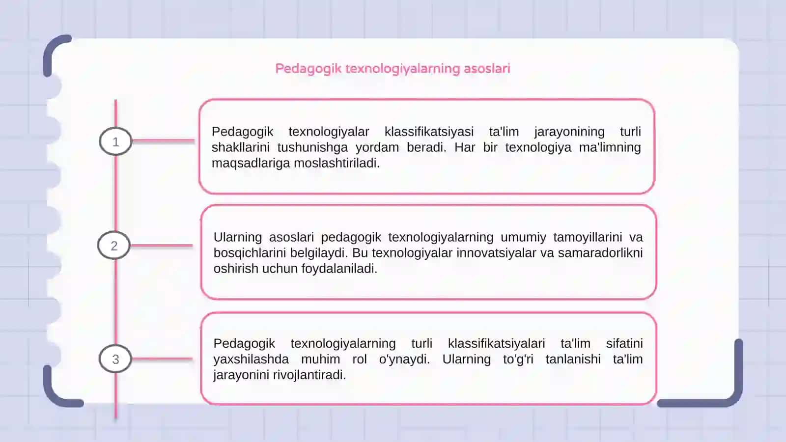 Pedagogik texnalogiyalarning klassifikatsiyasi 3