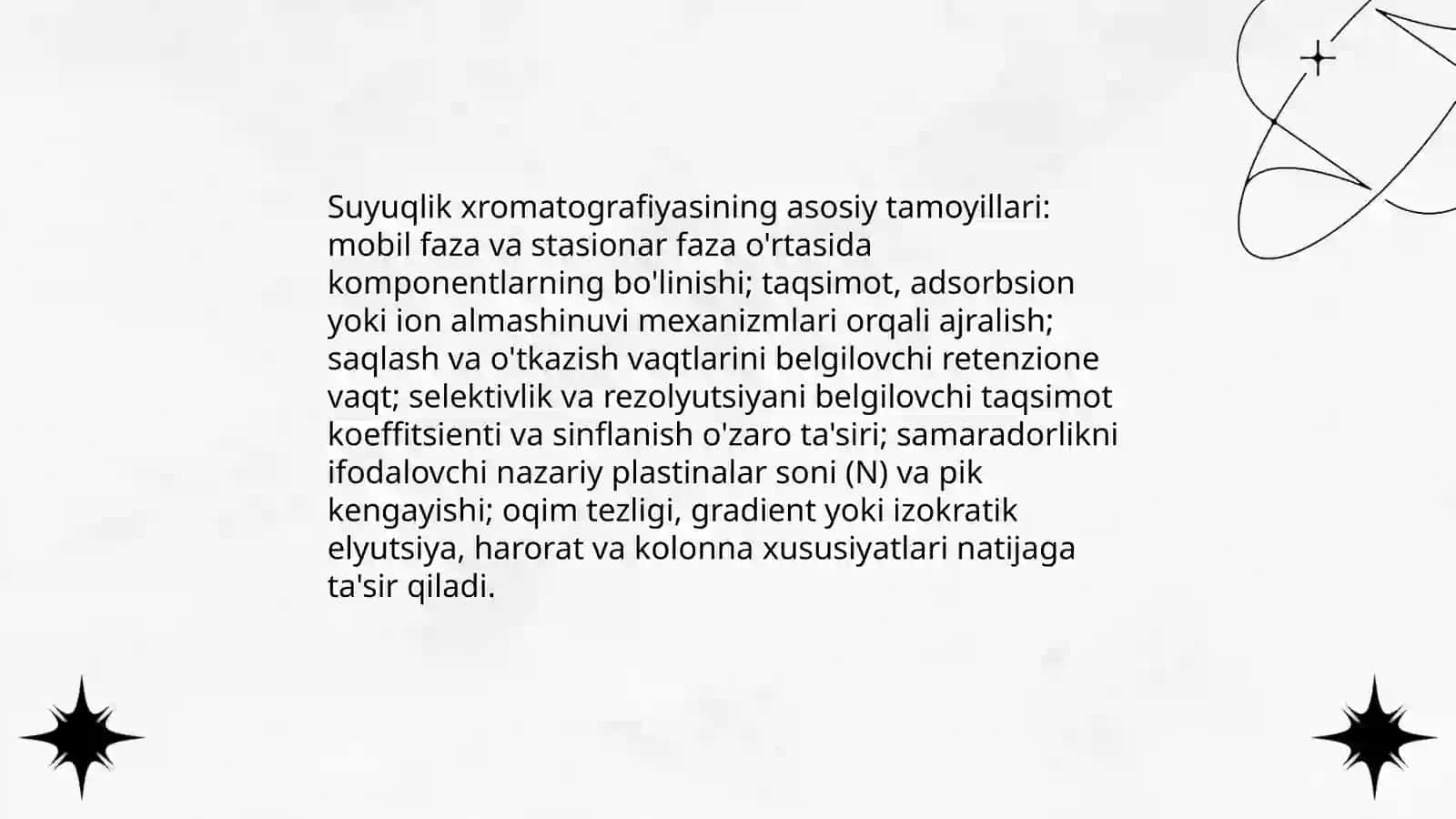 Suyuqlik xromotografiyasi 3