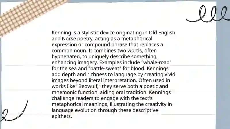 Literary features of,,Beowulf’’ 3