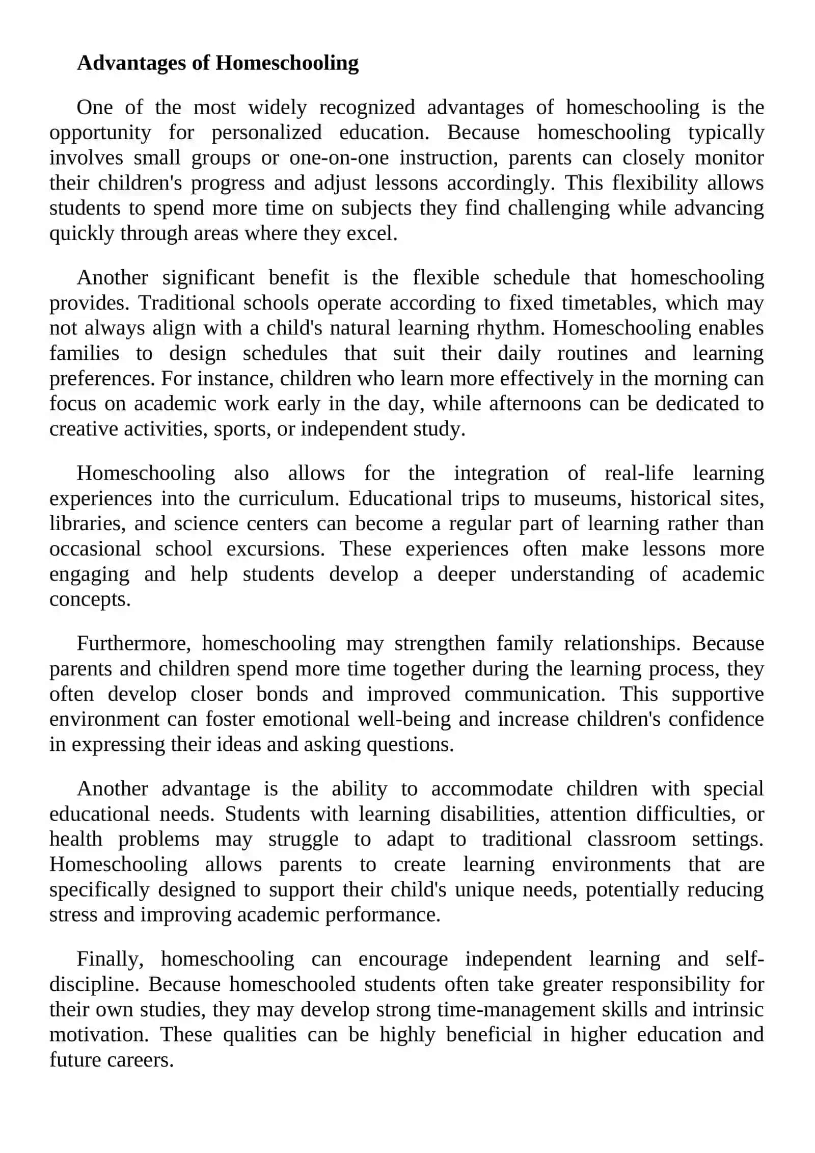 The Rise of Homeschooling: Reasons, Benefits, Challenges, and Possible Solutions 3