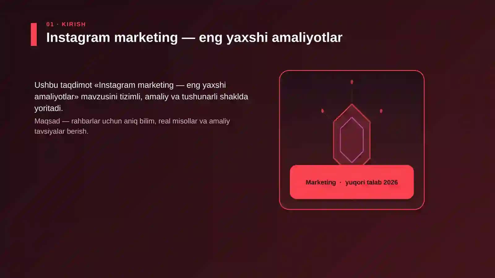 Instagram marketing — eng yaxshi amaliyotlar 3
