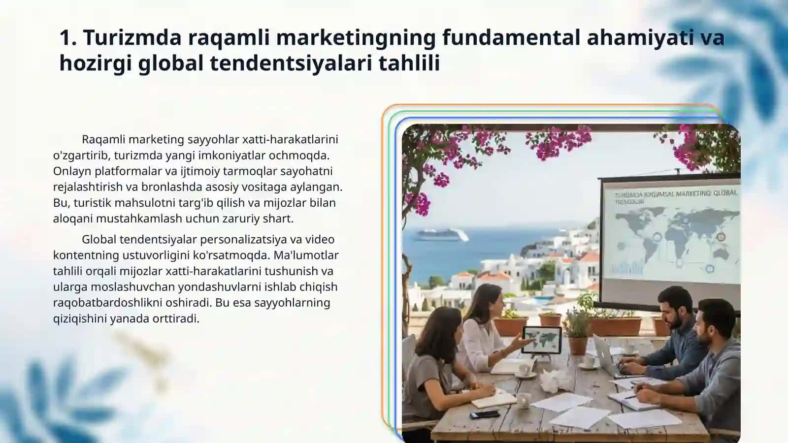 Turizmda raqamli marketing mahsulotlari va startegiyalari 3