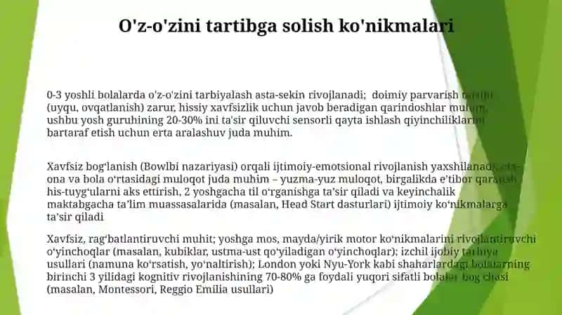 Ijtimoiy hissiy rivojlanish 3