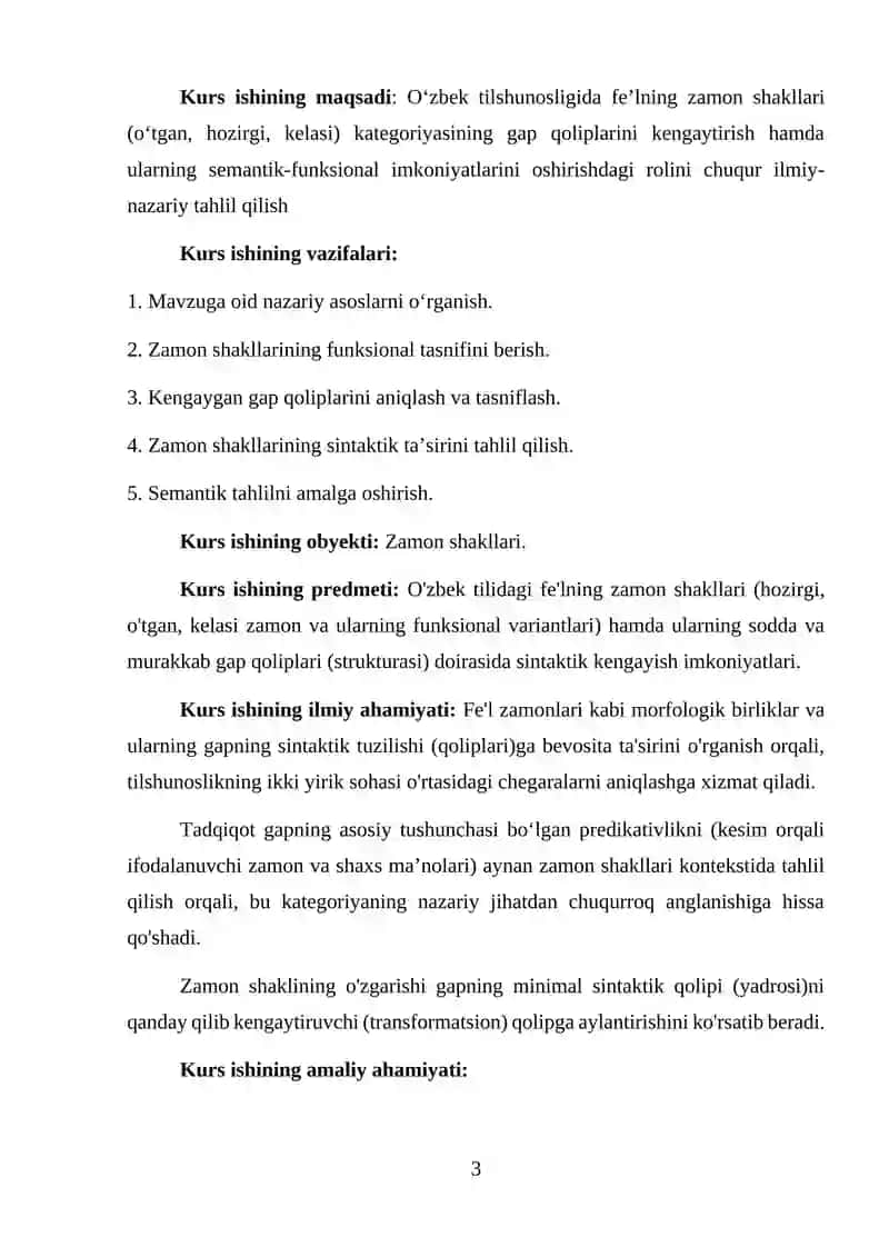Zamon kategoriyalarining gap qoliplarini kengaytirishi 3